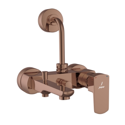 Picture of Single Lever Bath & Shower Mixer 3-in-1 System - Blush Gold Bright PVD