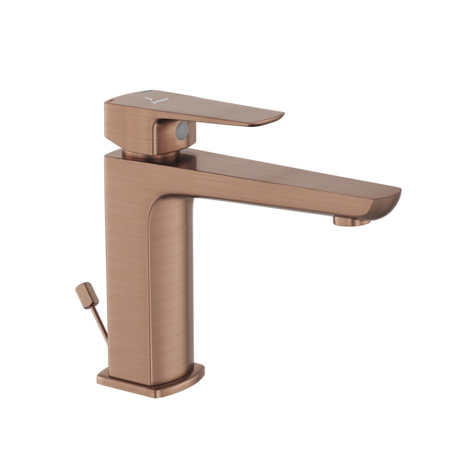Picture of Single Lever Basin Mixer with Popup Waste - Antique Copper