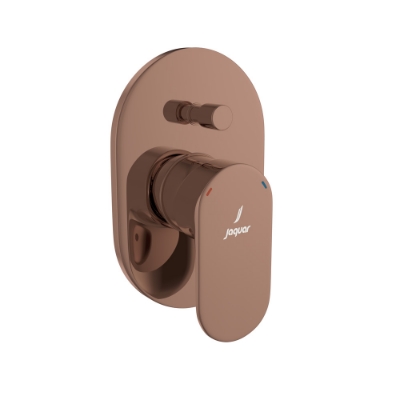 Picture of Exposed Part Kit of Single Lever Hi Flow In-wall Diverter - Blush Gold PVD