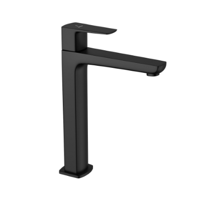 Picture of High Neck Basin Tap - Black Matt