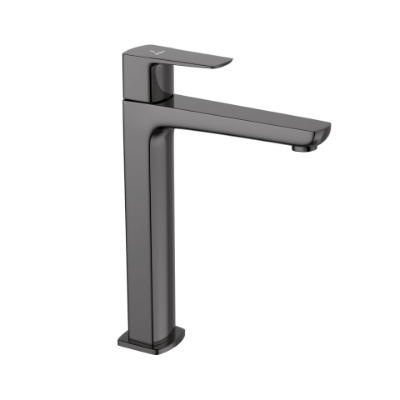 Picture of High Neck Basin Tap - Black Chrome