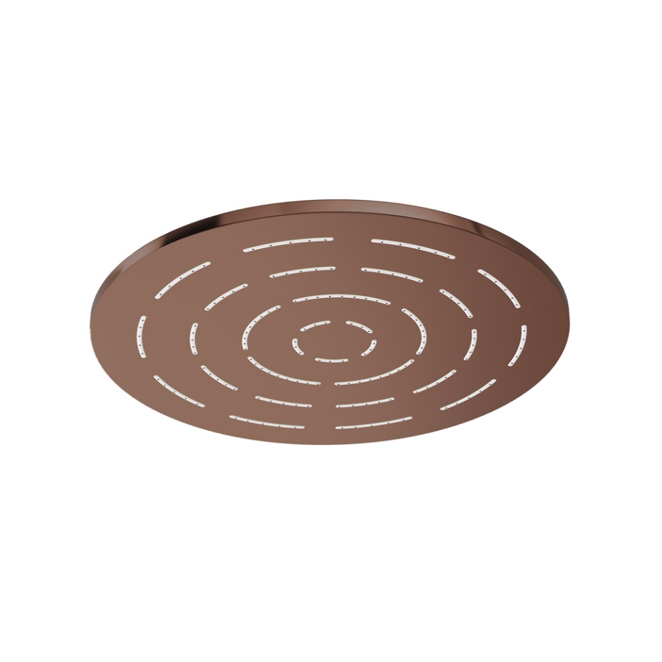 Picture of Single Function Round Shape Maze Overhead Shower - Blush Gold Bright PVD